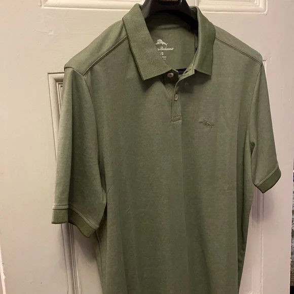 Tommy Bahama Paradiso Cove “Wild Clover” green men’s polo - size L - Picture 2 of 7